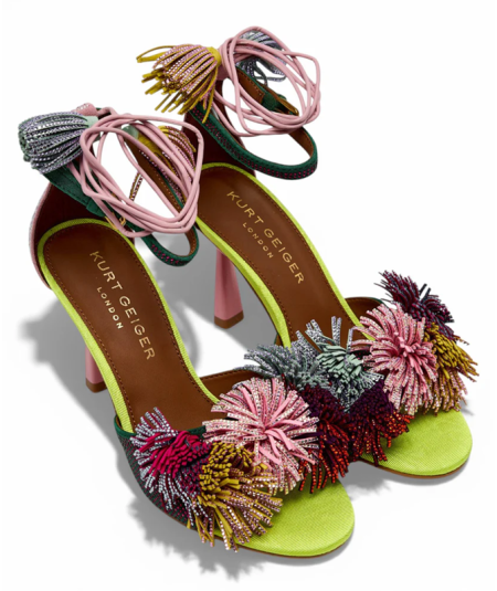 Sandali Pom Pom 70 Ankle Tie - Kurt Geiger London