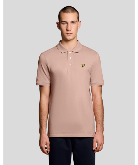 Cotton Polo Shirt Pink Grapefruit - Lyle & Scott