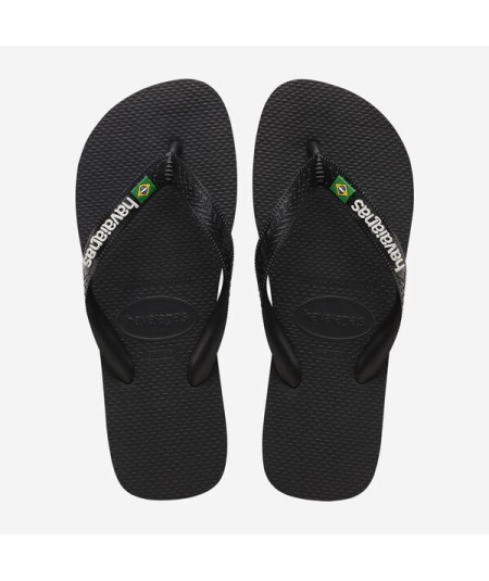 Havaianas Brasil Logo Black/Black